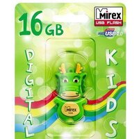 USB Flash Mirex DRAGON GREEN 16GB (13600-KIDGDR16)