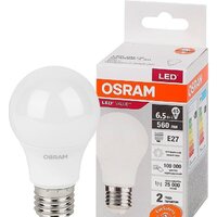 Светодиодная лампочка Osram LV CL A60 7 SW/840 230V E27 10X1 RU