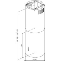 Кухонная вытяжка YOUQ Akira WL 1150 P 40 WH (белый)