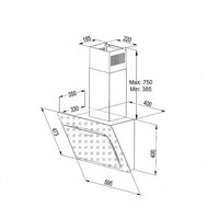 Кухонная вытяжка Korting KHC 67590 GN