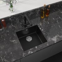 Кухонная мойка ZorG Fast 44 Premium black metallic