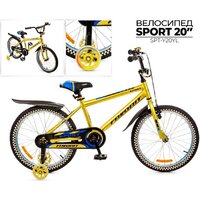 Детский велосипед Favorit Sport 20 SPT-Y20YL (желтый)