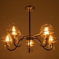 Подвесная люстра BayerLux Кэган 9214873 (черный)