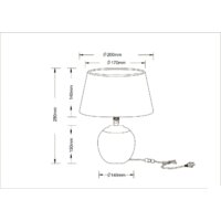 Настольная лампа Arte Lamp Scheat A5033LT-1WH
