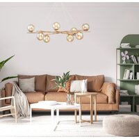 Подвесная люстра Escada Balance 1119/8S E14*40W Gold