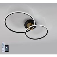 Припотолочная люстра Estares Lune 50W 2R-APP-615x360x110-BLACK/GOLD/WHITE-220-IP20