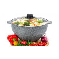 Казан Elan Gallery Гармония вкуса 120556 (серый мрамор)
