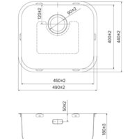 Кухонная мойка IDDIS Mate MAT49S0i77