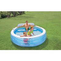Надувной бассейн Intex Swim Center Family Lounge 224x216x76 (57190)
