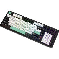 Клавиатура Ajazz AK980 V2 (черный/белый/бирюзовый, Ajazz Flying Fish)
