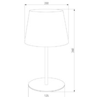 Настольная лампа TK Lighting Maja 2936