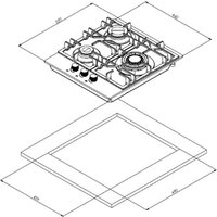 Варочная панель Weissgauff HGG 451 BGV
