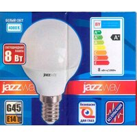 Светодиодная лампочка JAZZway PLED-LX G45 E14 8 Вт 4000 К