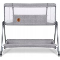 Приставная детская кроватка Lionelo Luna (grey concrete)
