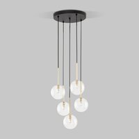 Подвесная люстра TK Lighting Nilos 5943 (золото/черный)