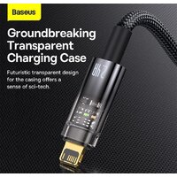Кабель Baseus Explorer USB Type-A - Lightning (2 м, черный)