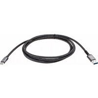 Кабель VCOM CU401M-3M USB Type-A - USB 3.2 Gen2 Type-C (3 м, черный)
