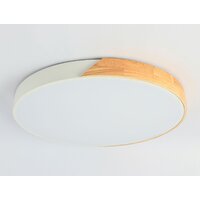 Припотолочная люстра Ambrella light FZ1301 (белый/светлое дерево)
