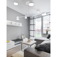 Люстра средней высоты Mirastyle Диод XL-21015/3+3 WT
