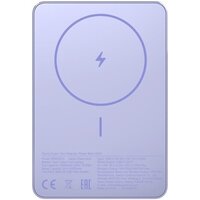 Внешний аккумулятор Xiaomi Super Slim Magnetic Power Bank WPB0507S 5000mAh (сиреневый, международная версия)