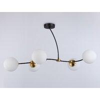 Люстра средней высоты Ambrella light Traditional TR2548/5 BK/SB