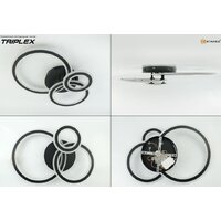 Припотолочная люстра Estares Triplex Round 108W 3R-APP-713x492x128-BLACK/WHITE-220-IP20
