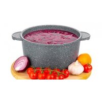 Кастрюля Elan Gallery Гармония вкуса 120713 (серый мрамор)