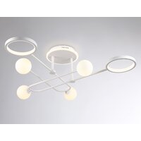 Люстра средней высоты Ambrella light Comfort FL66229/6 WH (белый)