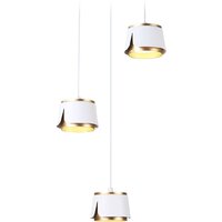 Подвесная люстра Ambrella light Techno Spot TN71249/3 WH/GD (белый/золото)