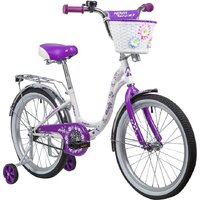 Детский велосипед Novatrack Butterfly 20 2022 207BUTTERFLY.WVL23 (фиолетовый)