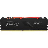 Оперативная память Kingston FURY Beast RGB 16ГБ DDR4 3200 МГц KF432C16BB12A/16