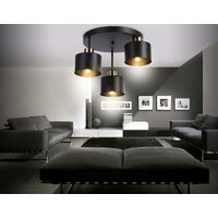 Люстра средней высоты Ambrella light Traditional TR8121/3 BK/BS (черный/латунь)