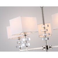 Подвесная люстра Ambrella light LH71321/5 SN/WH (никель/белый)