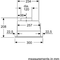 Кухонная вытяжка Bosch Serie 2 DLN52AC70
