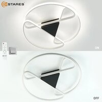 Припотолочная люстра Estares Callista 80W R-RC-500x75-WHITE/WHITE-220-IP20