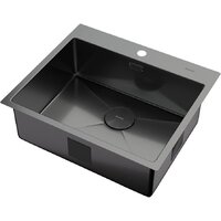 Кухонная мойка ZorG Zerox 59 IF PVD Gunblack