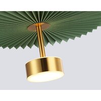 Подвесная люстра Ambrella LH72609 BK/GR (латунь/зеленый)