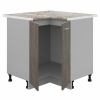 Шкаф напольный Кортекс-мебель угловой Корнелия Лира НШУ (орех элия/марсель)