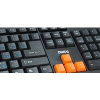 Клавиатура Dialog KS-020U (черный/оранжевый)