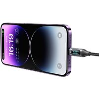 Кабель Usams US-SJ667 USB Type-A - Lightning (1.2 м, черный)
