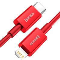 Кабель Baseus USB Type-C - Lightning CATLYS-A01 (1 м, черный)