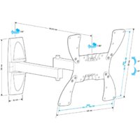 Кронштейн для телевизора Holder LCDS-5046 (белый)