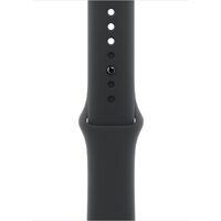 Умные часы Apple Watch Series 10 46 мм (алюминиевый корпус, черный/черный, спортивный силиконовый ремешок S/M)
