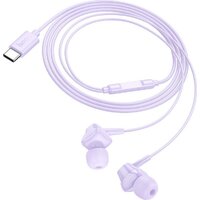Наушники Hoco M113 USB Type-C (сиреневый)