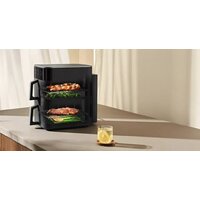 Аэрогриль (аэрофритюрница) Xiaomi Smart Double Stack Air Fryer 12L MAF-DS1201 (евровилка, черный)