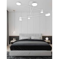 Люстра средней высоты Mirastyle Диод XL-21015/3+3 WT