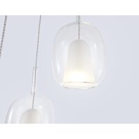 Подвесная люстра Ambrella light LH11151/3 BK/WH/CL (черный/белый/прозрачный)
