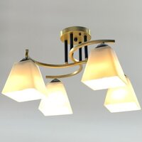 Люстра средней высоты Aitin Pro НПБ 02-4x60-101 N5456/4 (золото/черный)