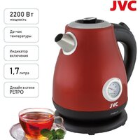 Электрический чайник JVC JK-KE1717 (красный)