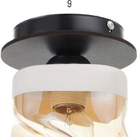 Припотолочная люстра BayerLux 91320/1 4901124 (черный/хром)